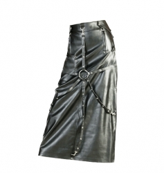 Ladies Long Skirt PVC Dull